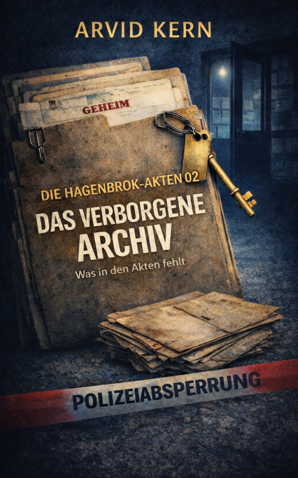Cover Das verborgene Archiv von Arvid Kern