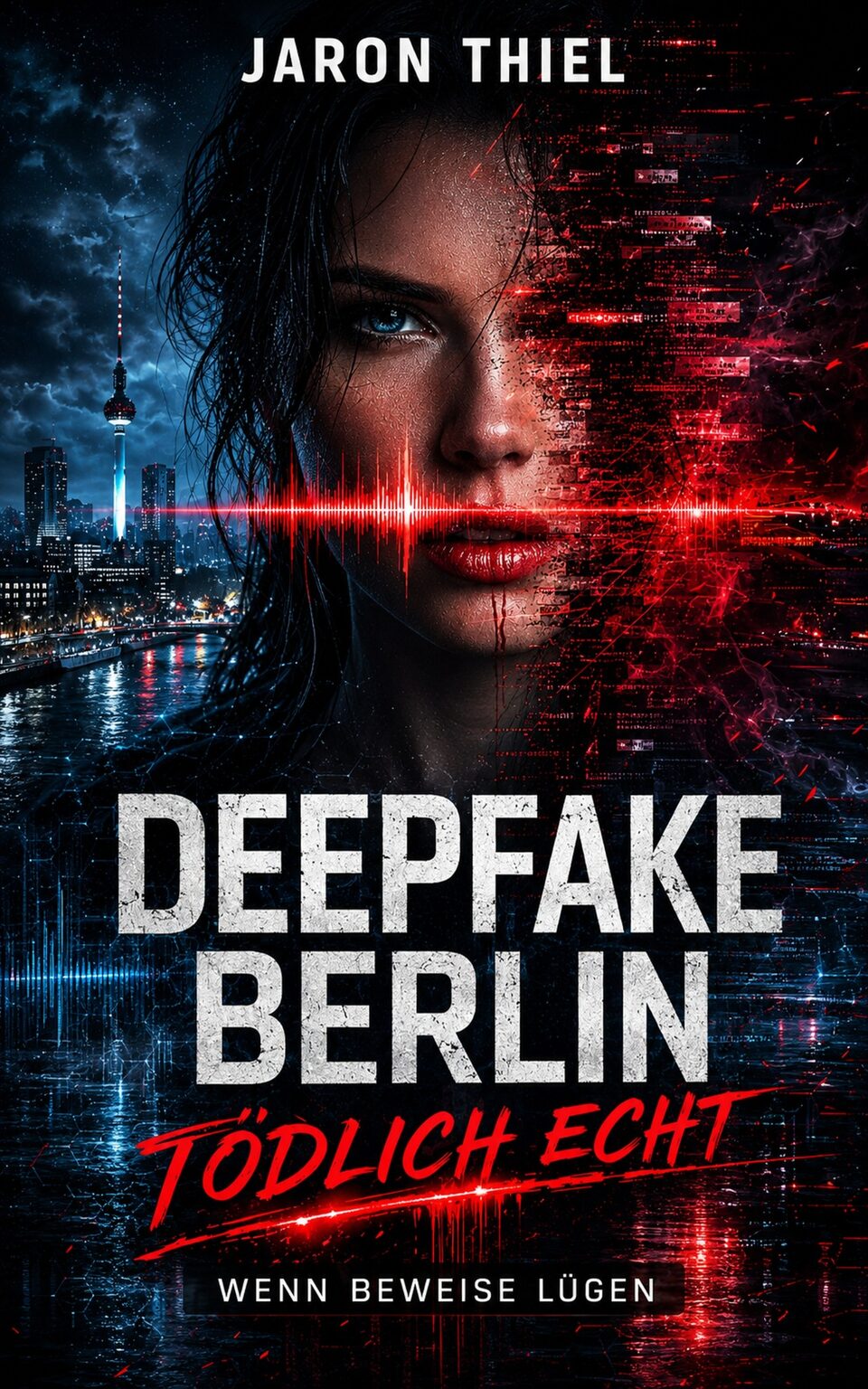 Cover DEEPFAKE BERLIN – Tödlich echt von Jaron Thiel
