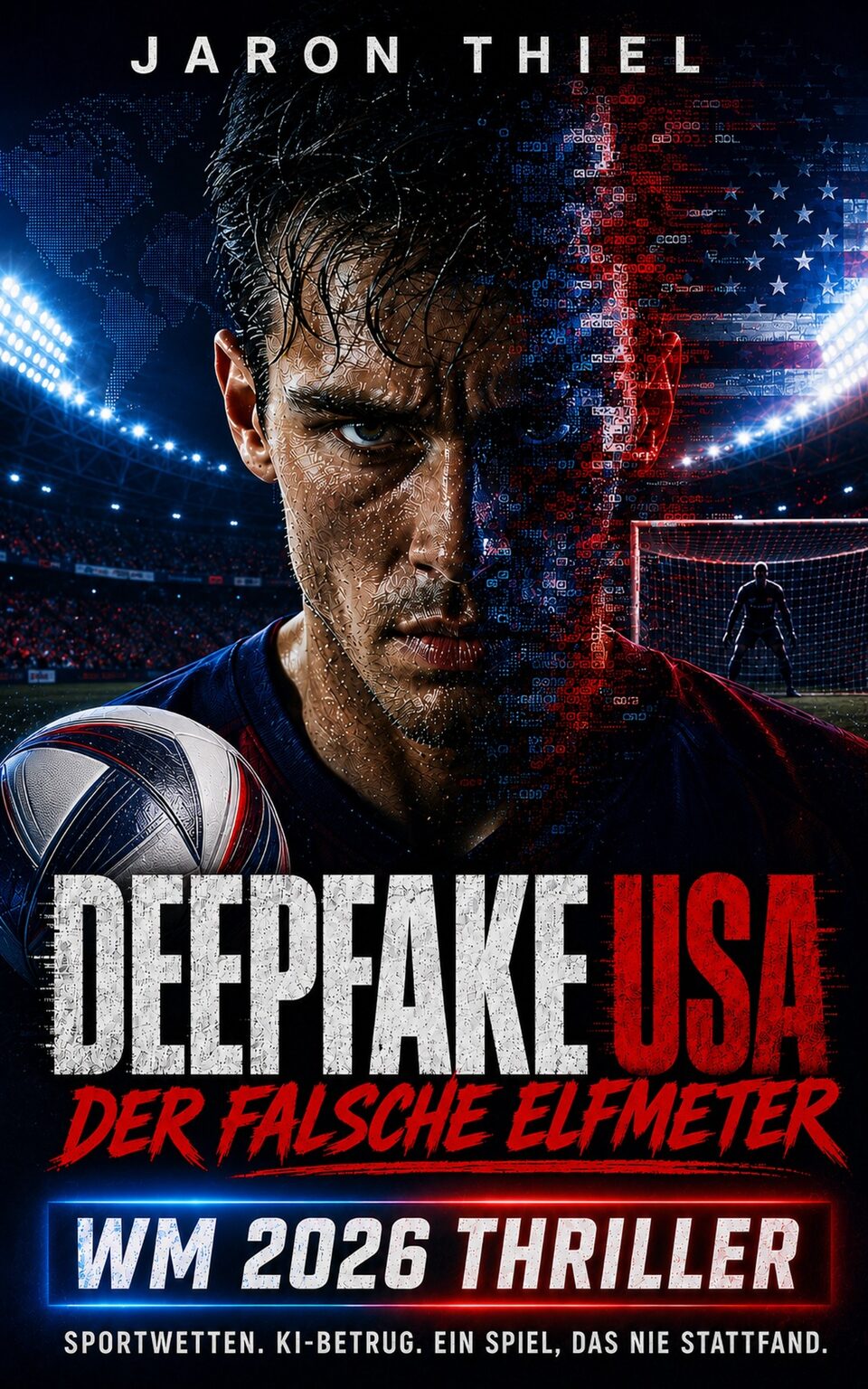 Cover Deepfake USA – Der falsche Elfmeter von Jaron Thiel